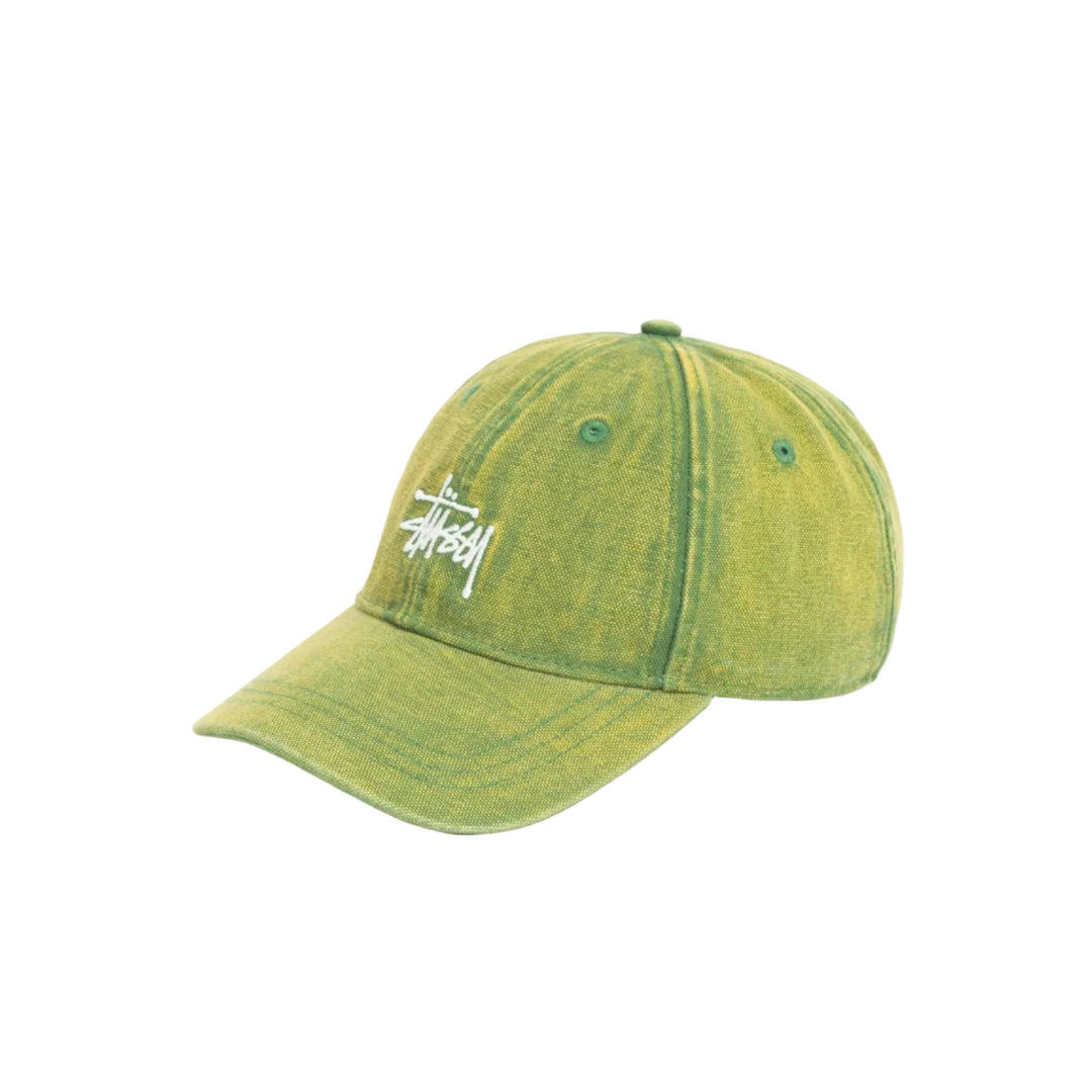 Stussy LP Washed Basic Canvas Cap - Pine