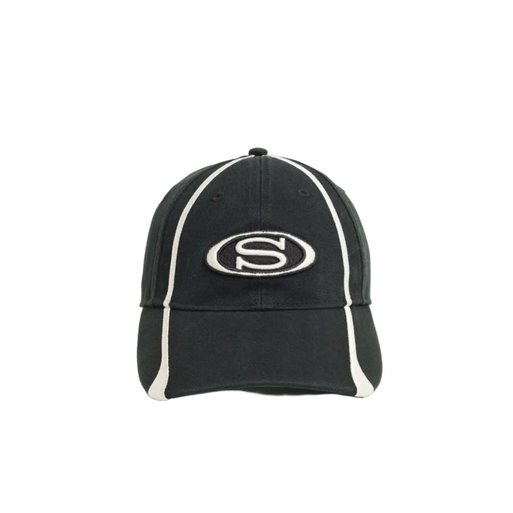 Stussy LP S Oval Strapback Cap - Black