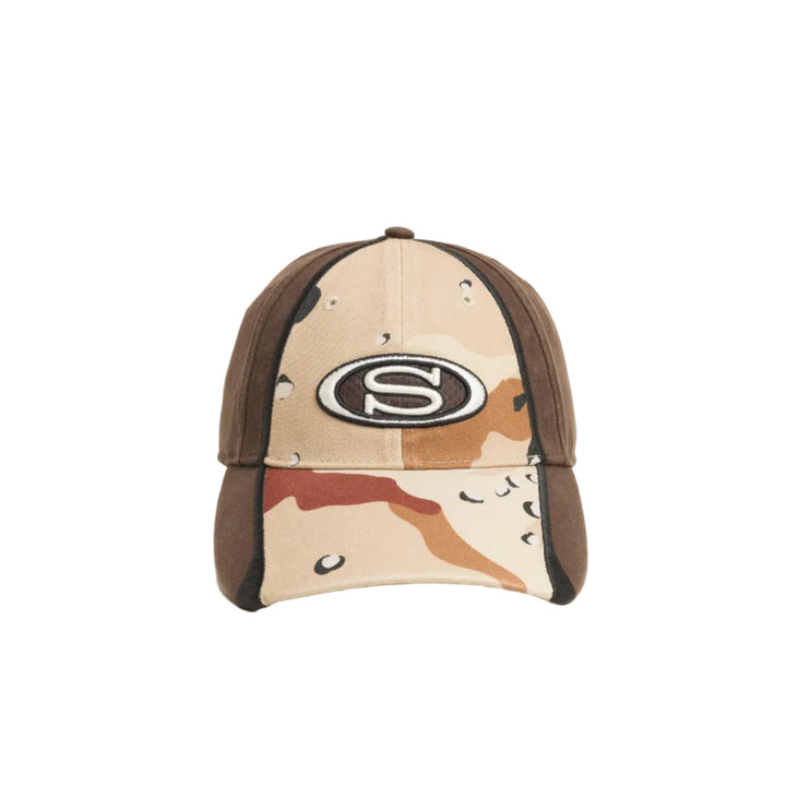 Stussy LP S Oval Strapback Cap - Desert Camo