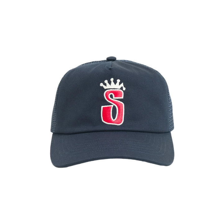 Stussy Trucker S Crown Cap - Navy