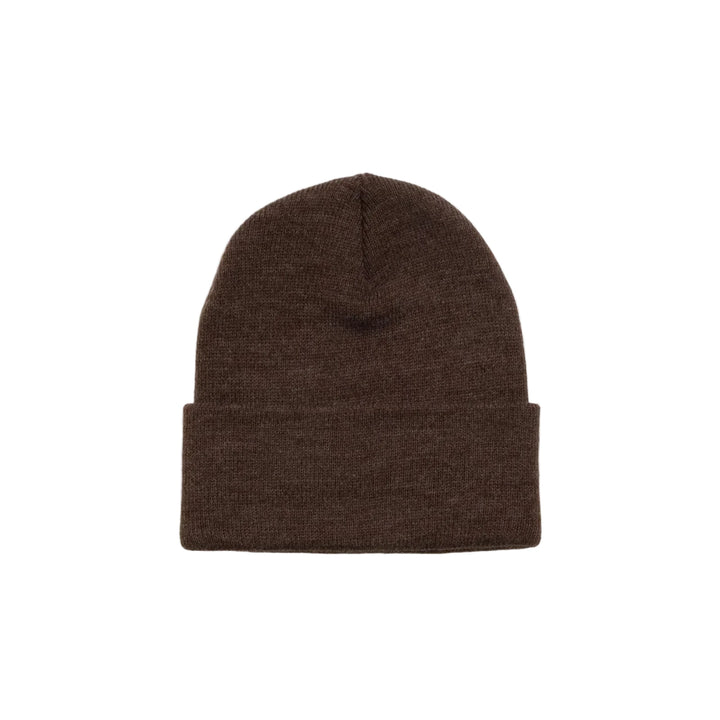 Stussy Stock Cuff Beanie - Heather Brown