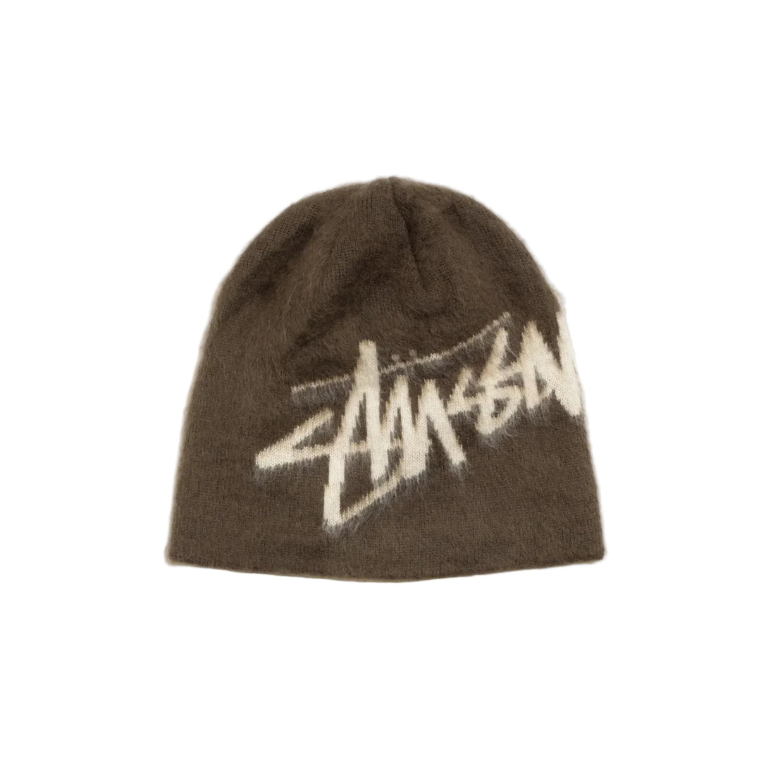 Stussy Brushed Out Stock Skullcap - Brown