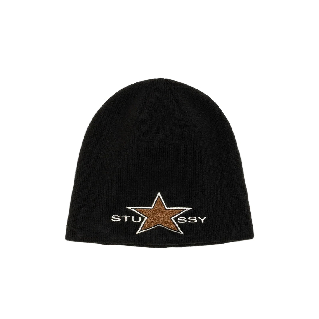 Stussy Star Patch Skullcap - Black