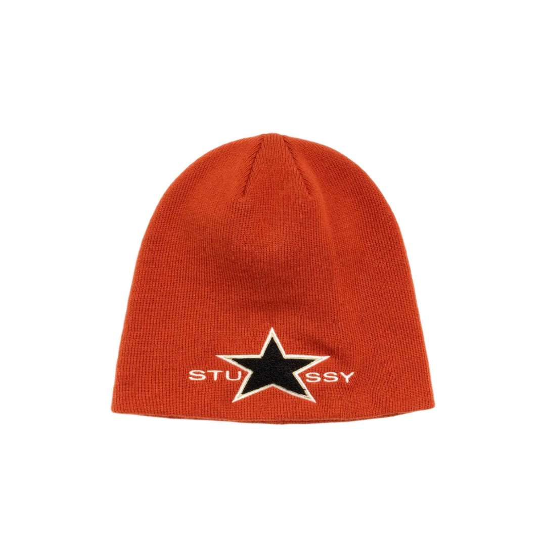 Stussy Star Patch Skullcap - Rust