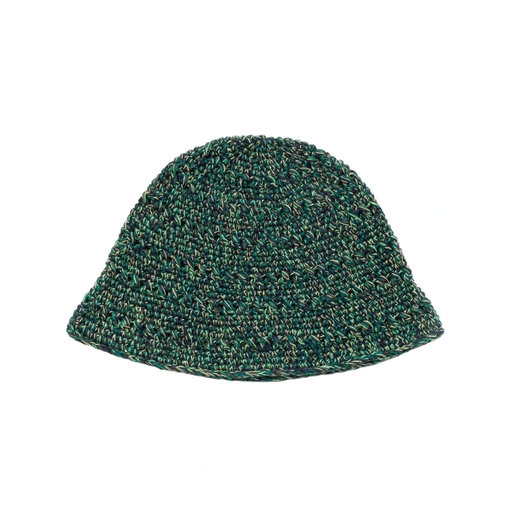 Stussy Hemp Stock Knit Bucket Hat - Multi Green