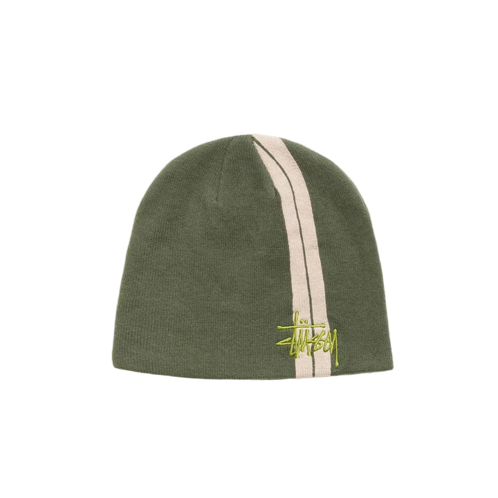 Stussy Double Stripe Skullcap - Olive