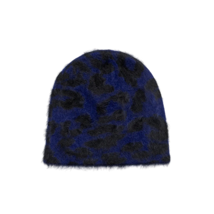 Stussy Cashmere Leopard Skullcap - Royal
