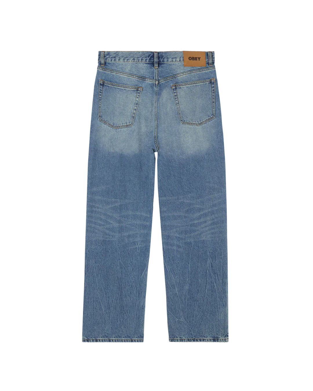Obey Classic Baggy Vintage Denim - Heavy Vintage Light Indigo