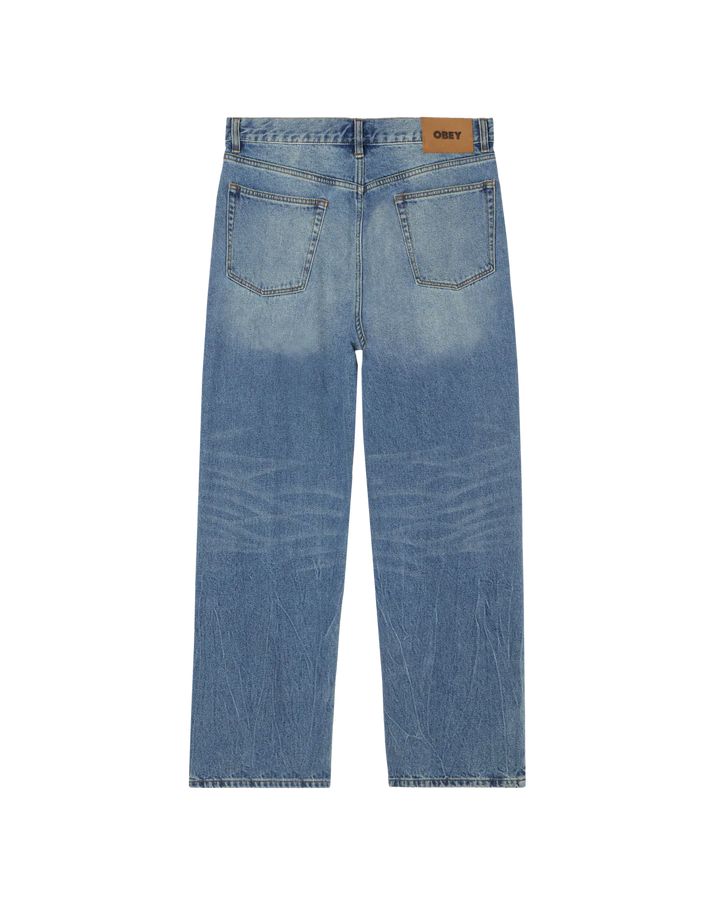 Obey Classic Baggy Vintage Denim - Heavy Vintage Light Indigo