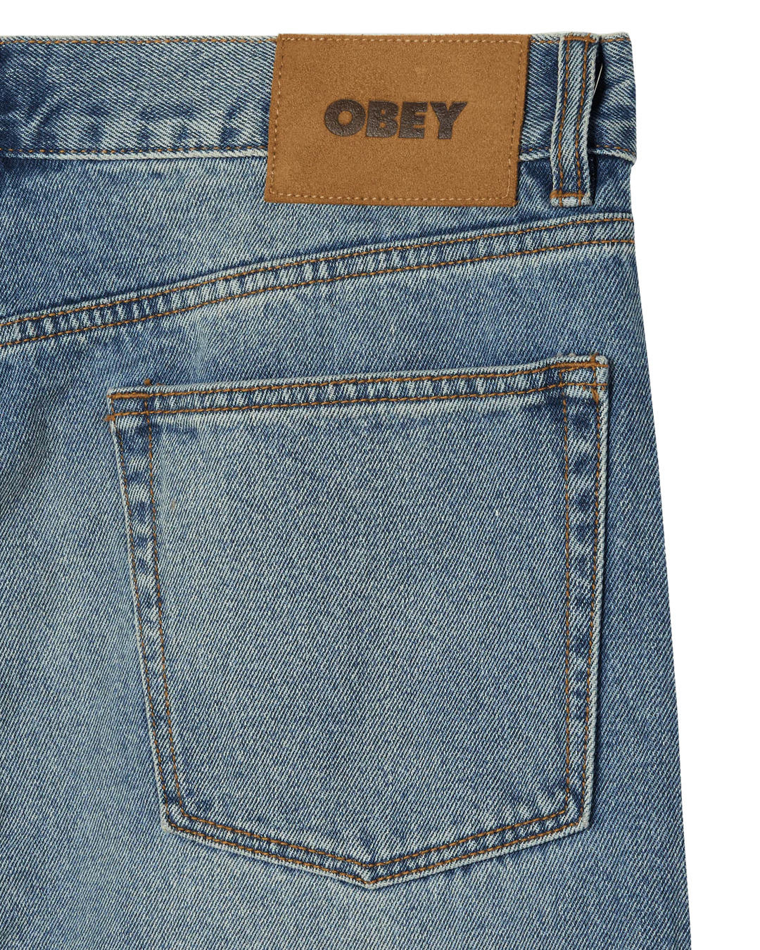 Obey Classic Baggy Vintage Denim - Heavy Vintage Light Indigo
