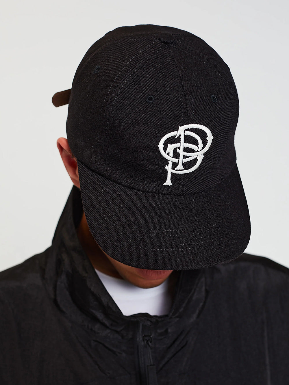 Pop Initials Six Panel Hat - Black