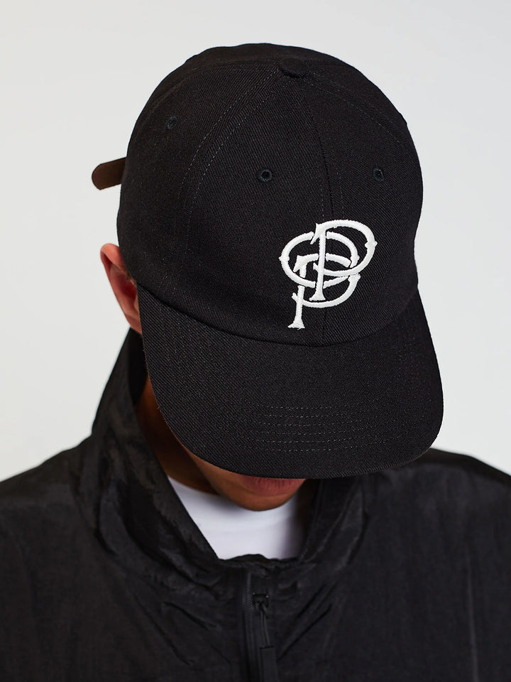 Pop Initials Six Panel Hat - Black