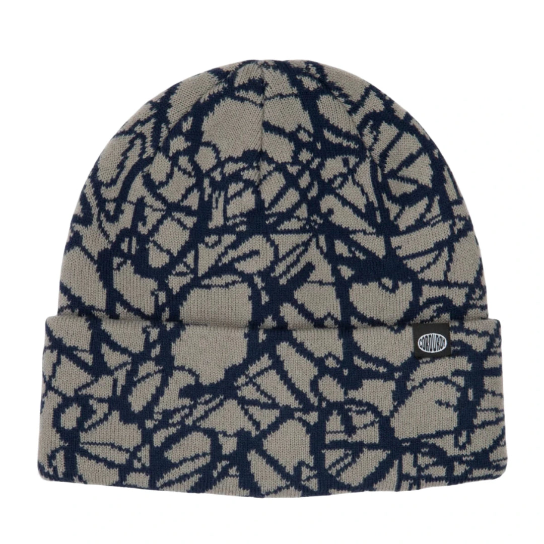 Corduroy Deadlung Beanie - Navy