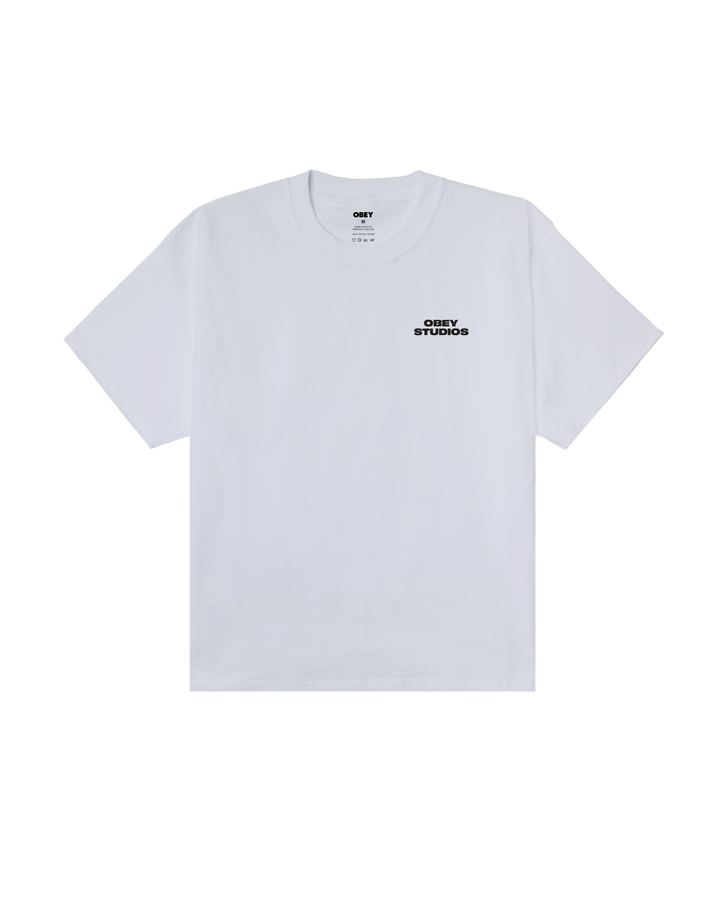Obey Sky Face Tee - White
