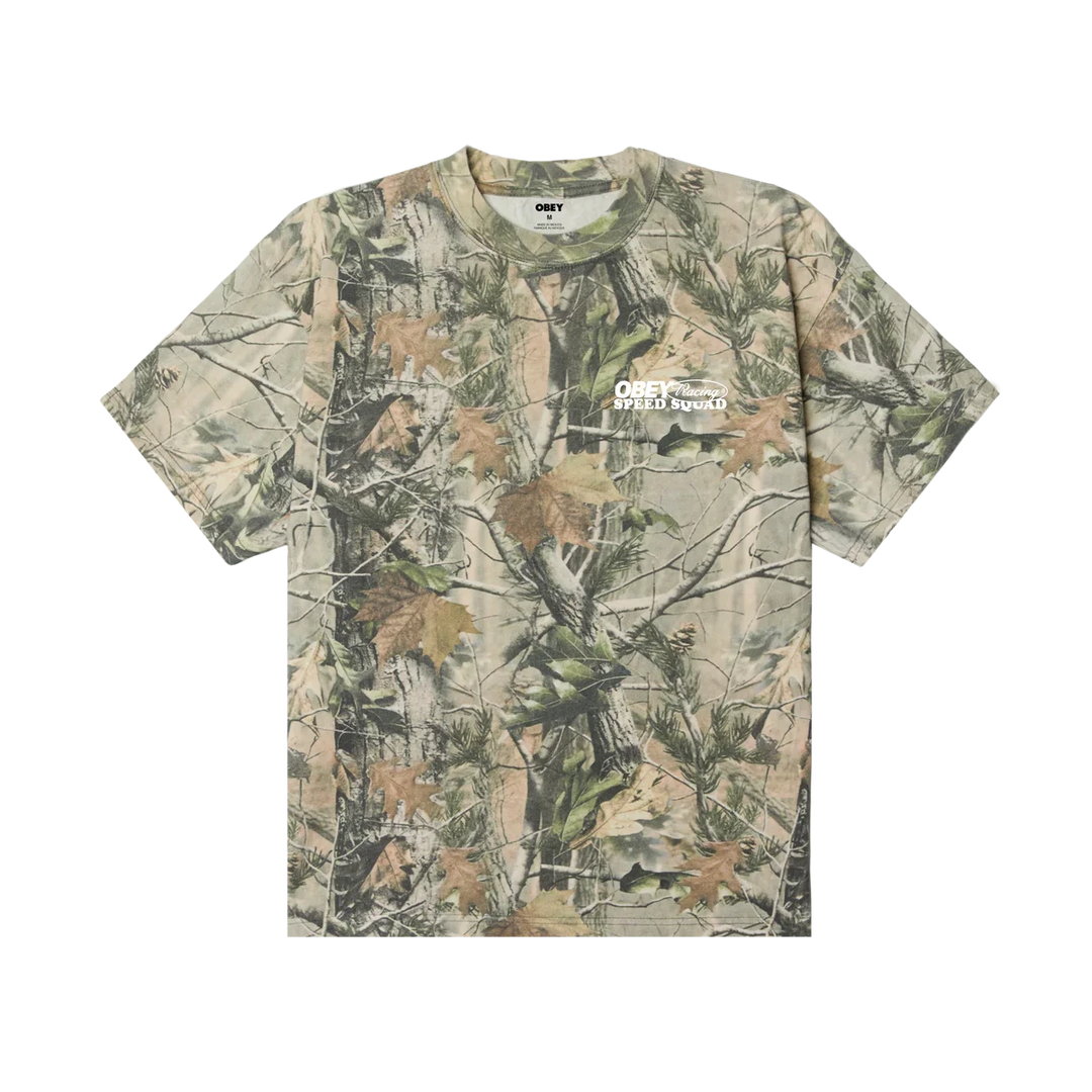 Obey Speed Squad Tee - Leaf Camo