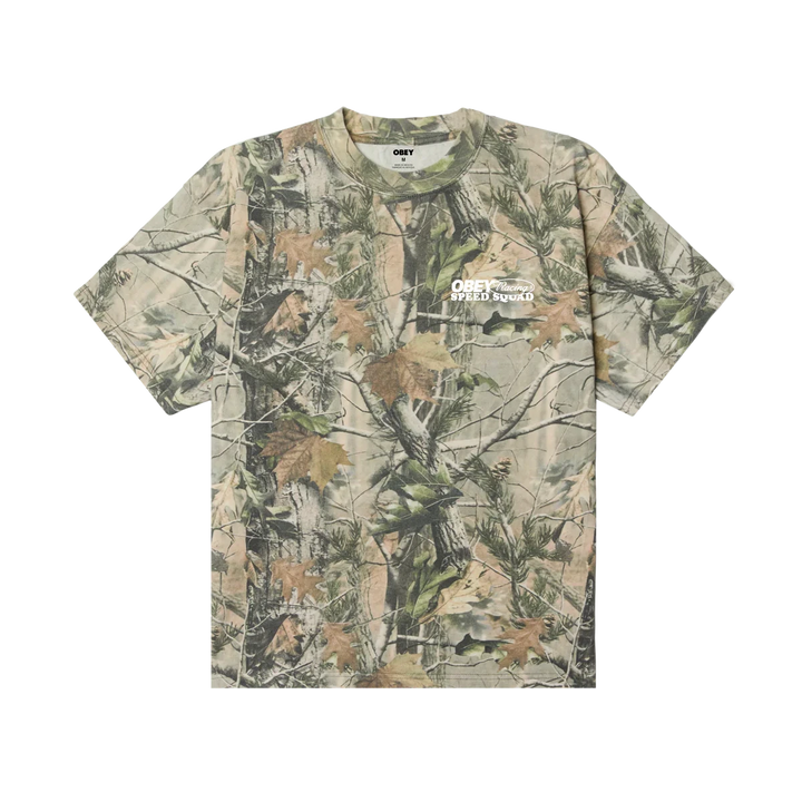 Obey Speed Squad Tee - Leaf Camo
