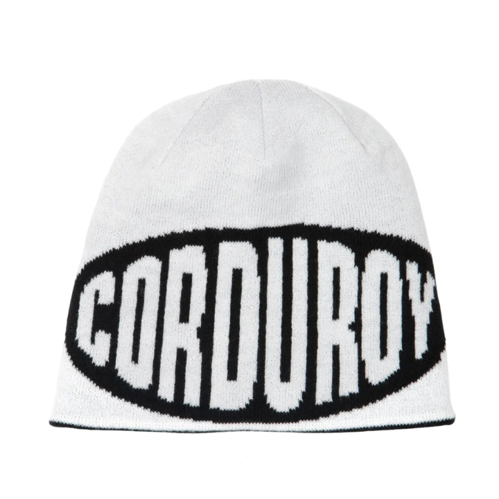 Corduroy No Regrets Reversible Skully - Black