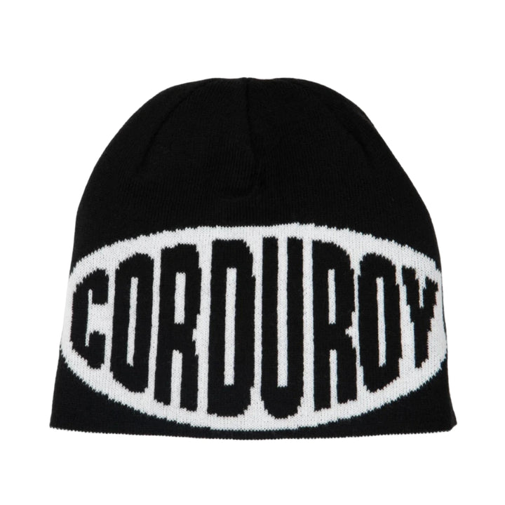 Corduroy No Regrets Reversible Skully - White
