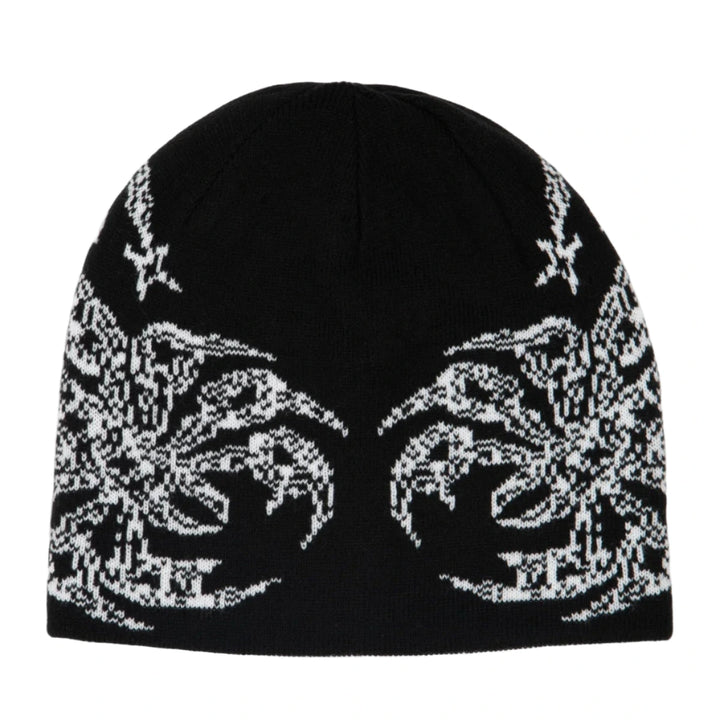 Corduroy No Regrets Reversible Skully - Black