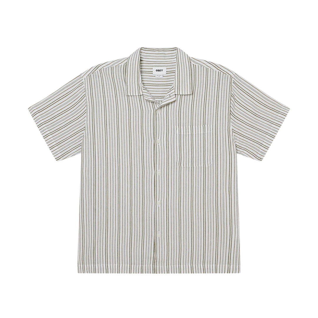 Obey Evans Woven - Moss Green Multi