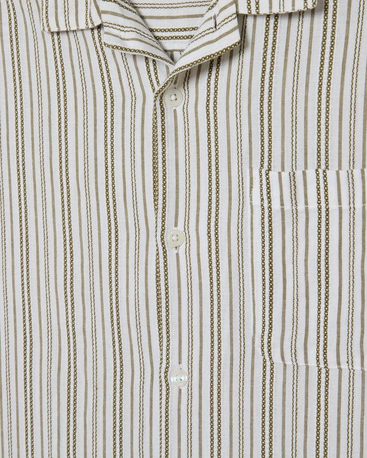 Obey Evans Woven - Moss Green Multi
