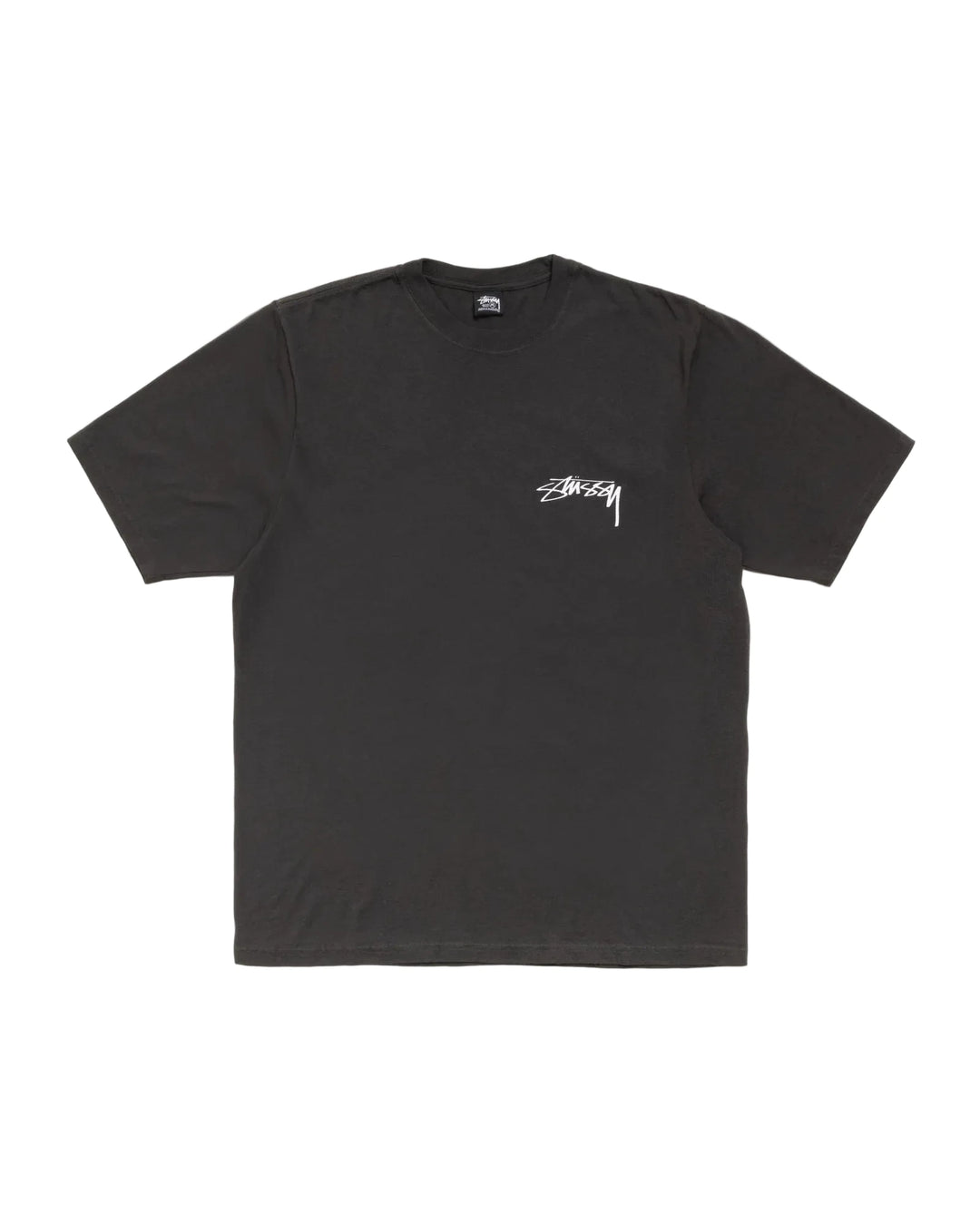 Stussy Skate Stack Pig. Dyed Tee - Faded Black