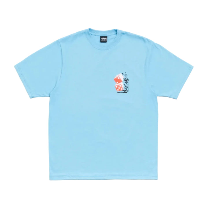 Stussy Tall Dice Tee - Sky Blue