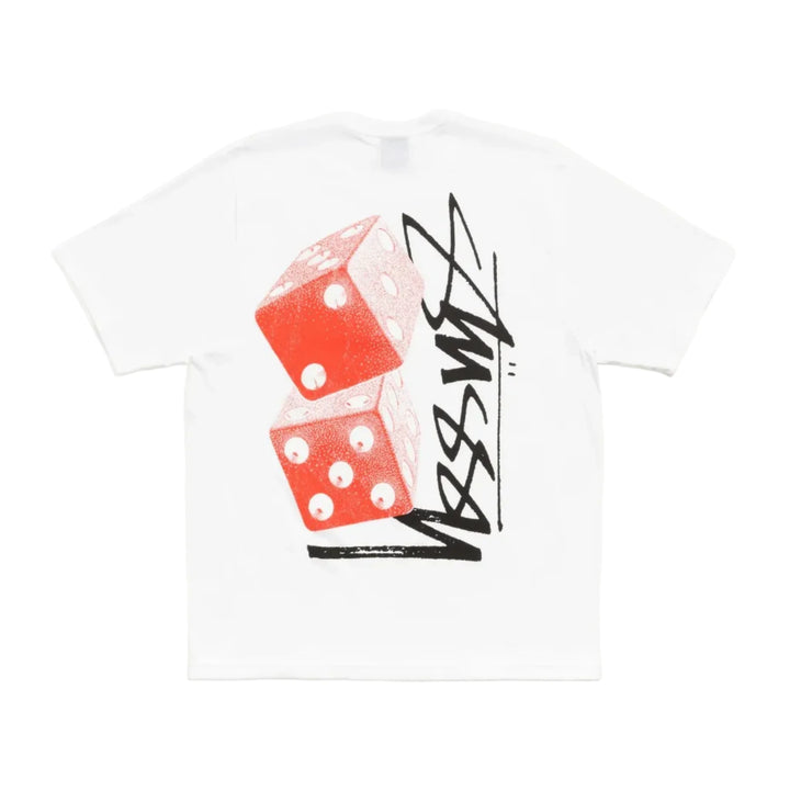 Stussy Tall Dice Tee - White