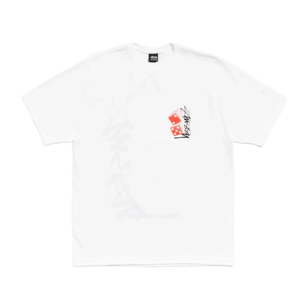 Stussy Tall Dice Tee - White