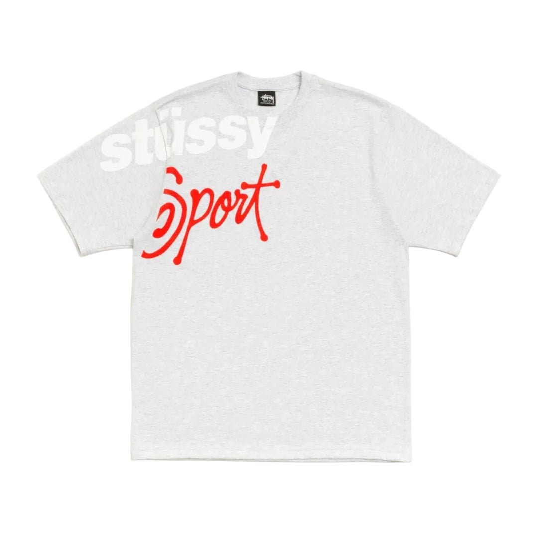 Stussy Sport Tee - Ash Heather