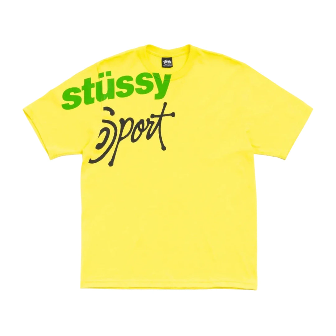 Stussy Sport Tee - Lemon