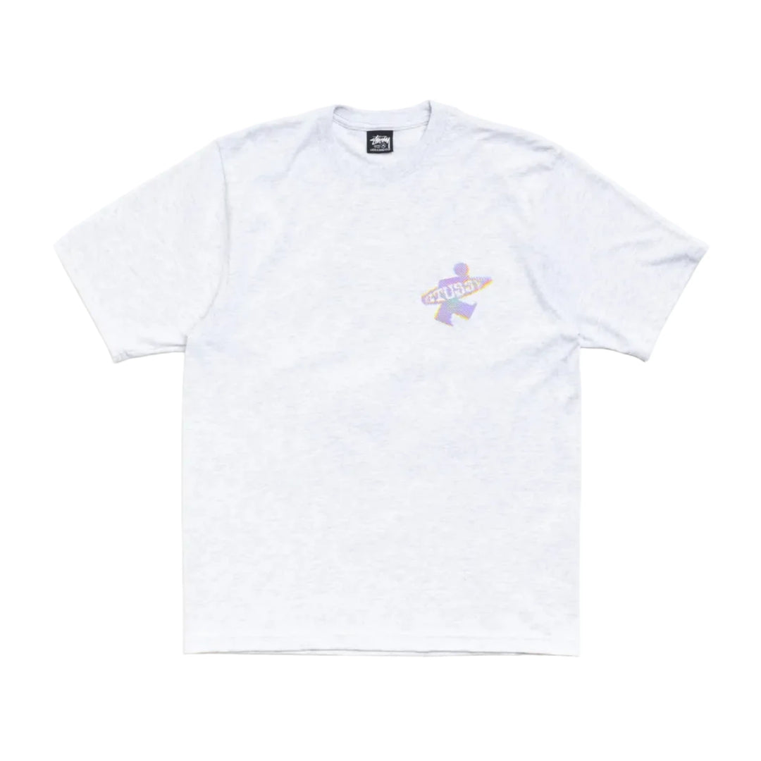 Stussy Dot Surf Tee - Ash Heather