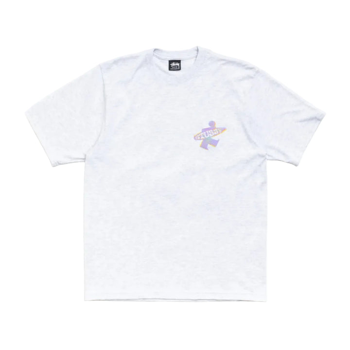 Stussy Dot Surf Tee - Ash Heather