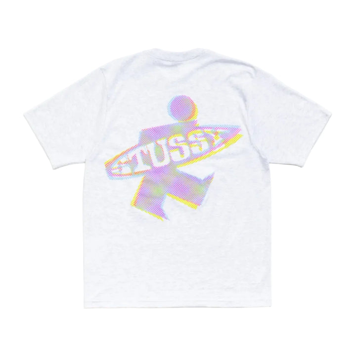 Stussy Dot Surf Tee - Ash Heather