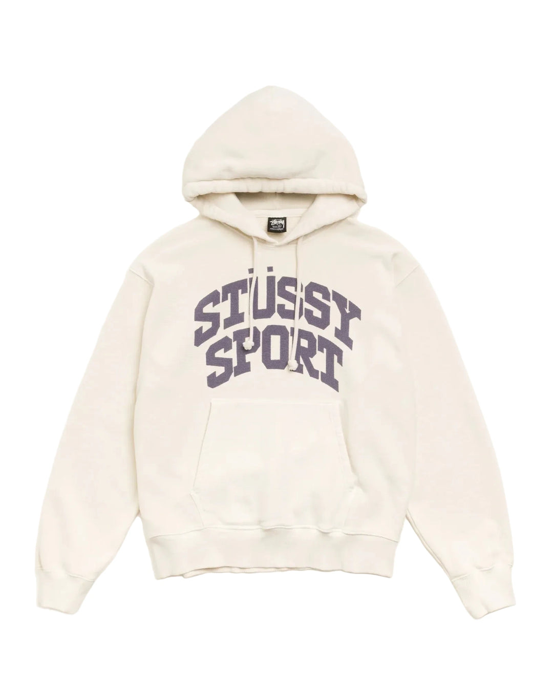 Stussy Block Sport Garment Dyed Hood - Bone