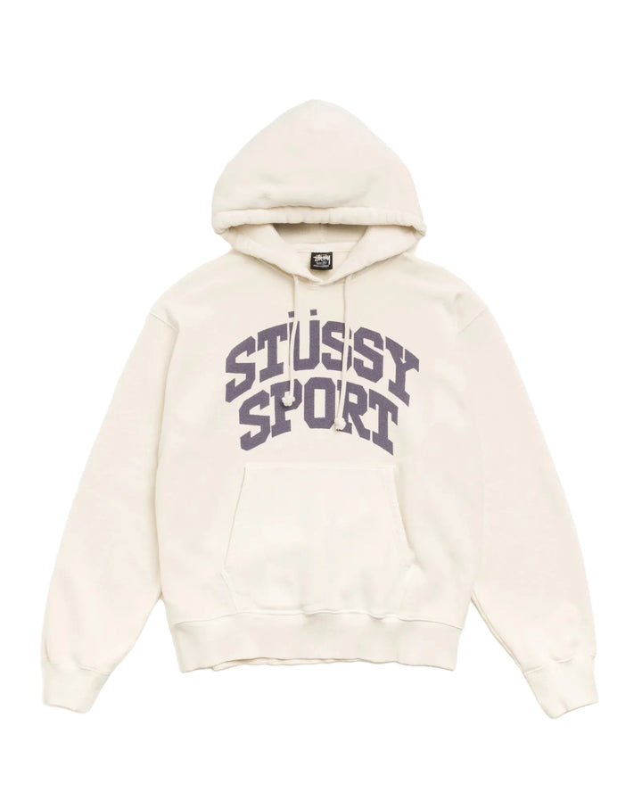 Stussy Block Sport Garment Dyed Hood - Bone