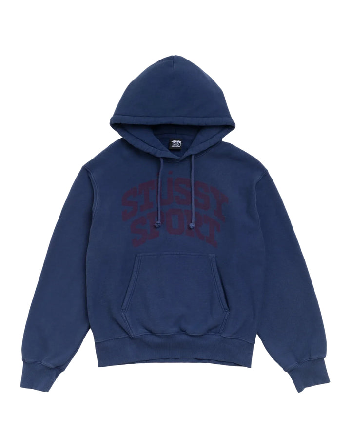 Stussy Block Sport Garment Dyed Hood - Midnight