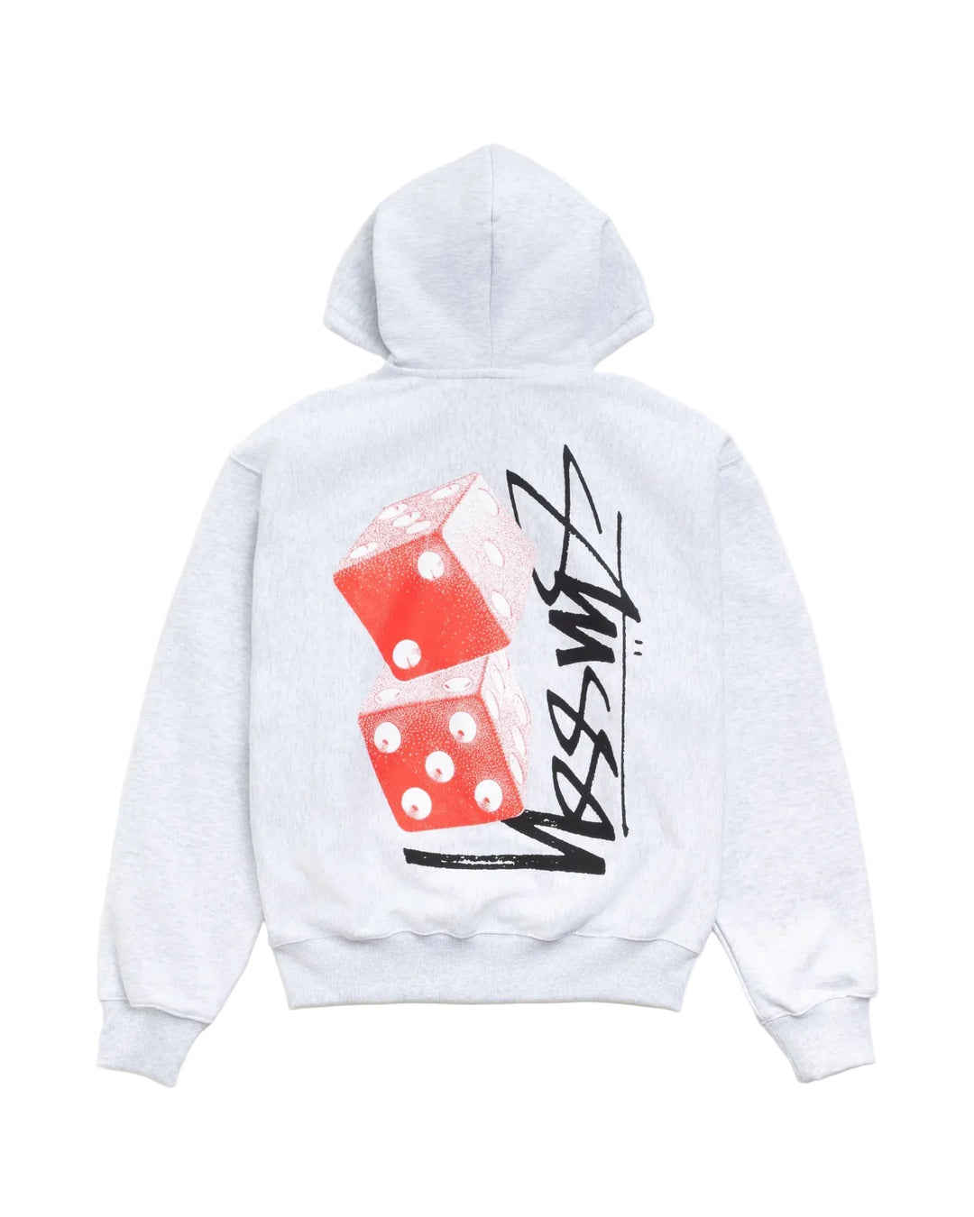 Stussy Dot Surf Zip Hood - Ash Heather