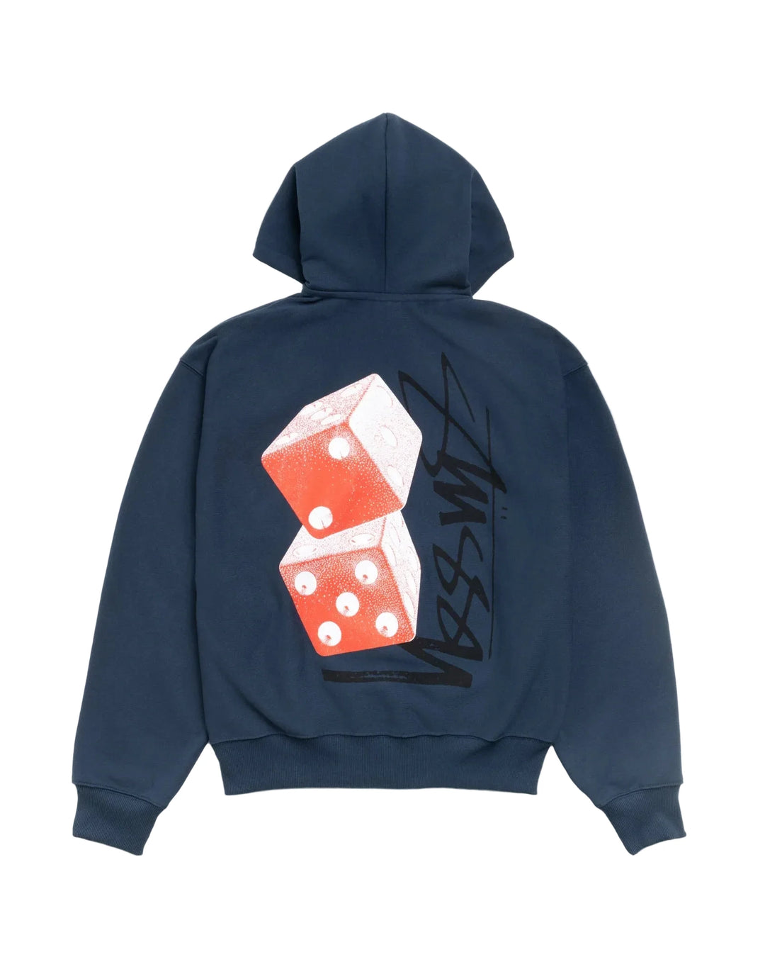 Stussy Tall Dice Zip Hood - Navy
