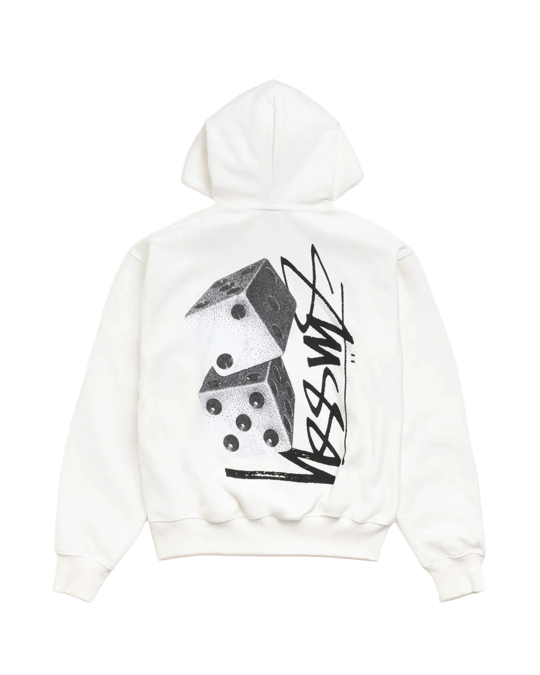 Stussy Tall Dice Zip Hood - Off White