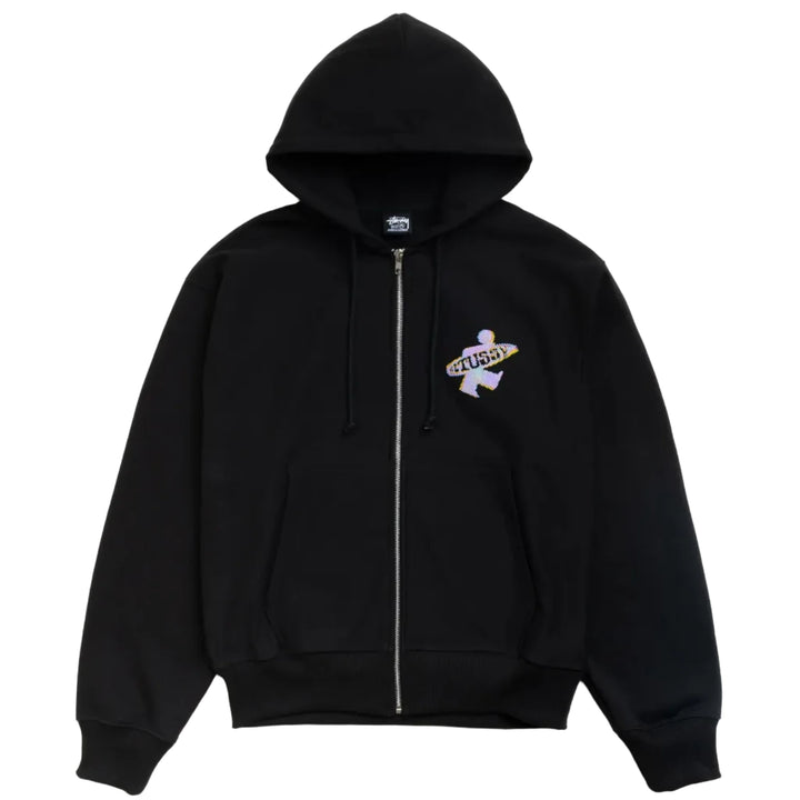 Stussy Dot Surf Zip Hood - Black