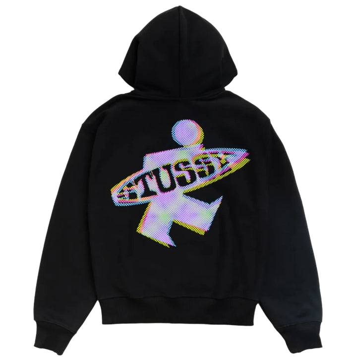 Stussy Dot Surf Zip Hood - Black