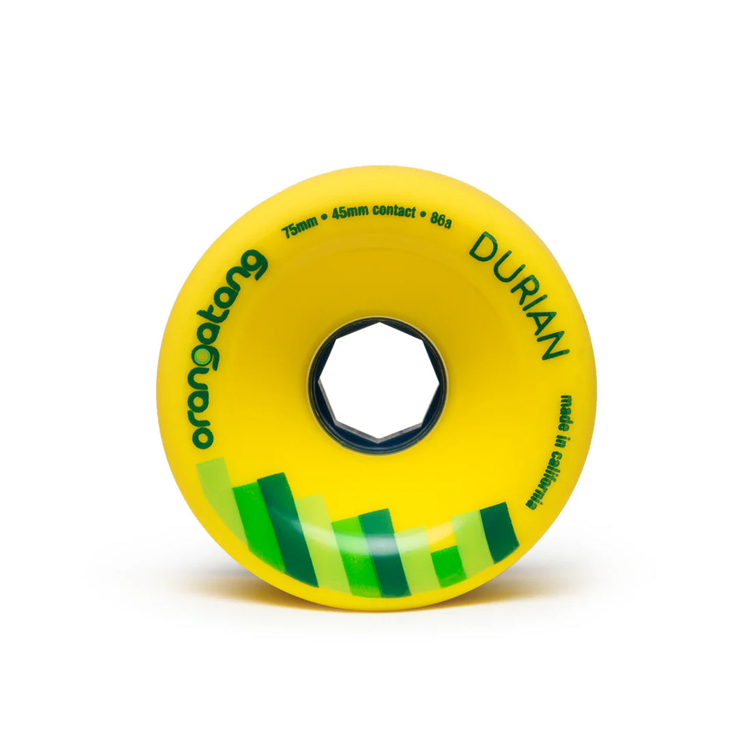 Orangatang Durian 86a Yellow - 75mm