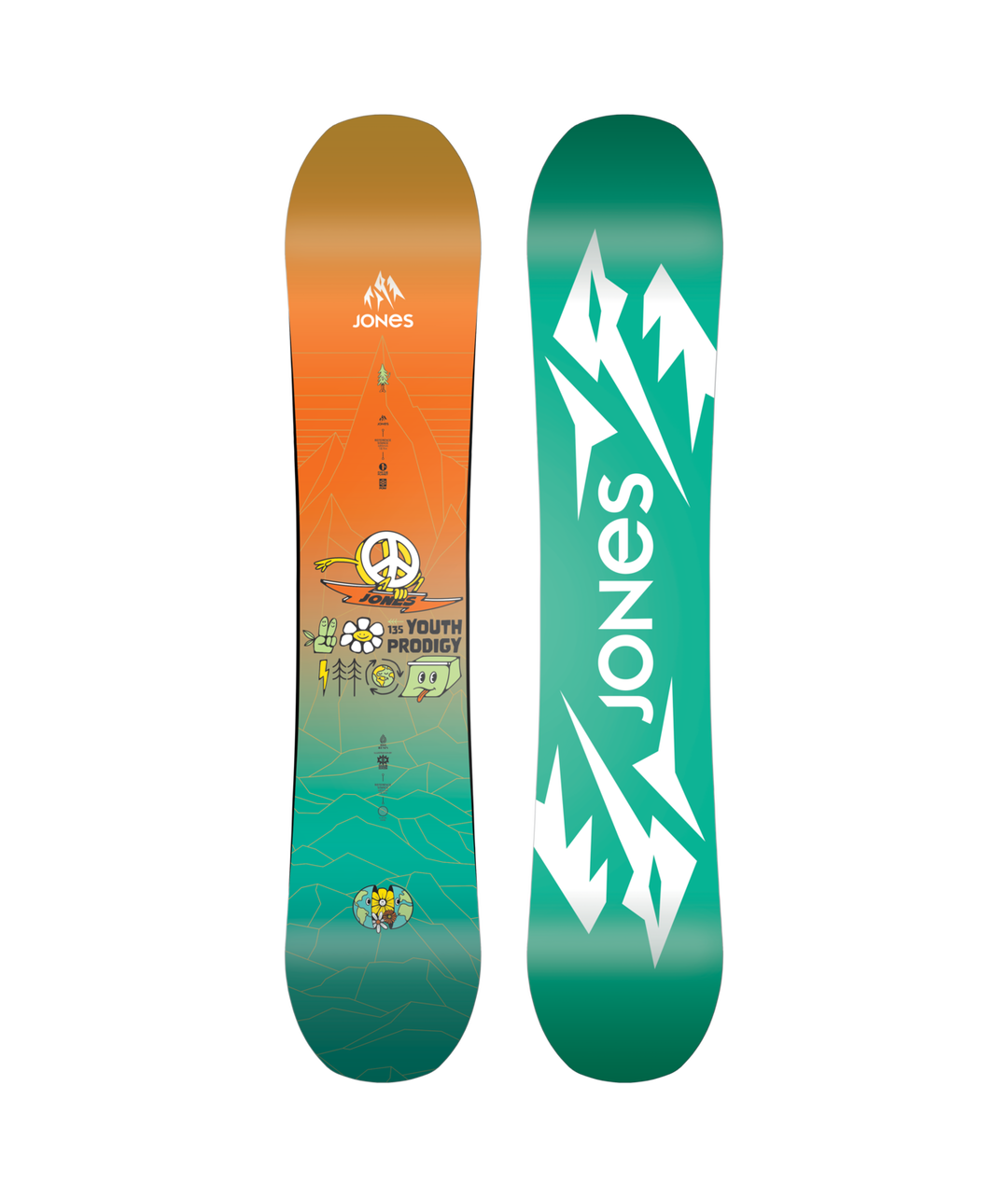 2027 Jones Prodigy Youth Snowboard - 135cm