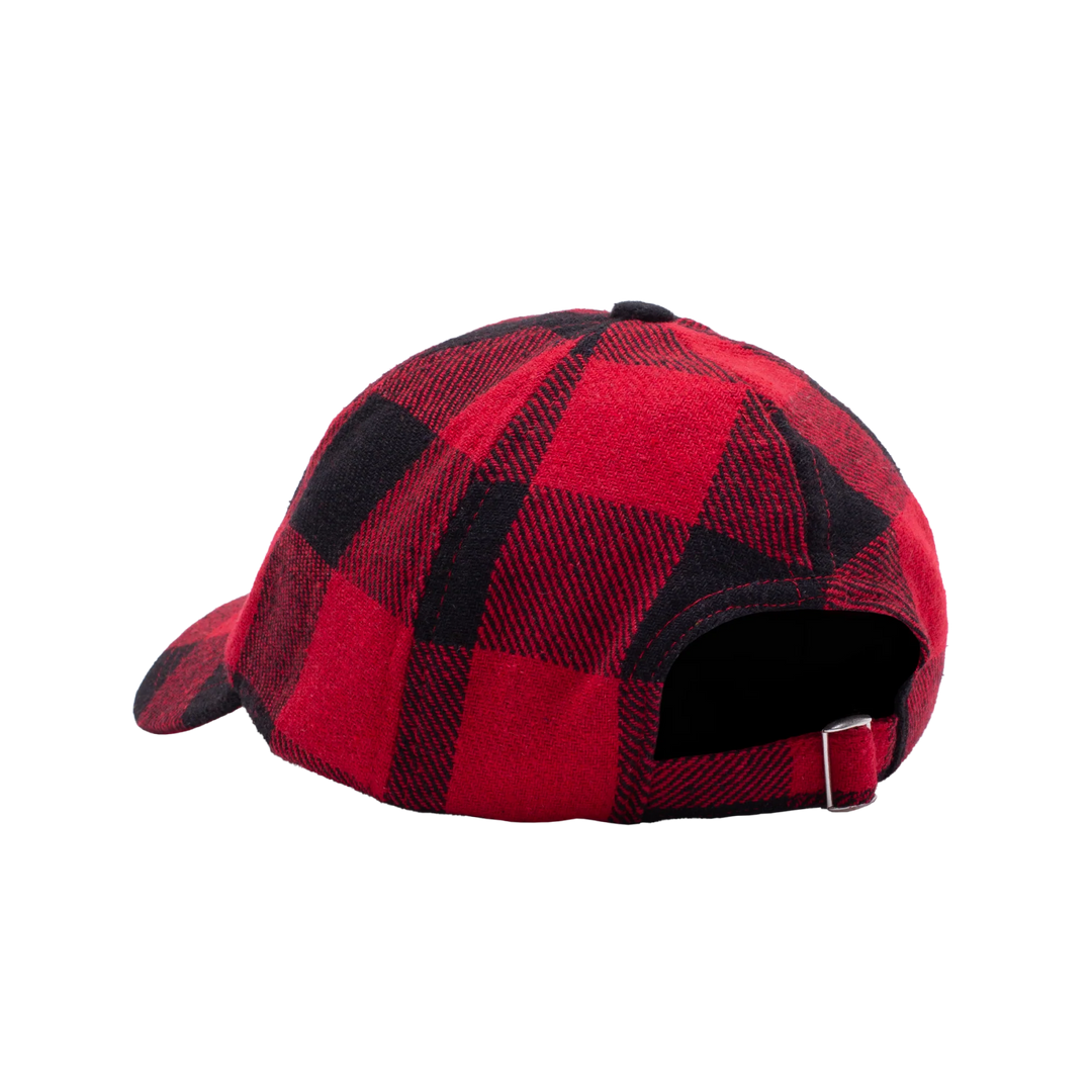 Hockey Plaid Hat - Red
