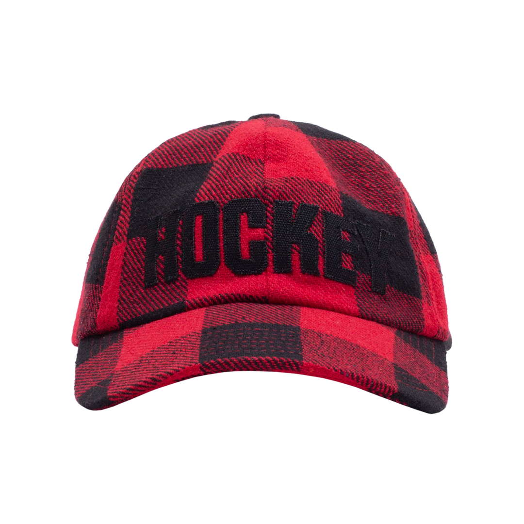 Hockey Plaid Hat - Red