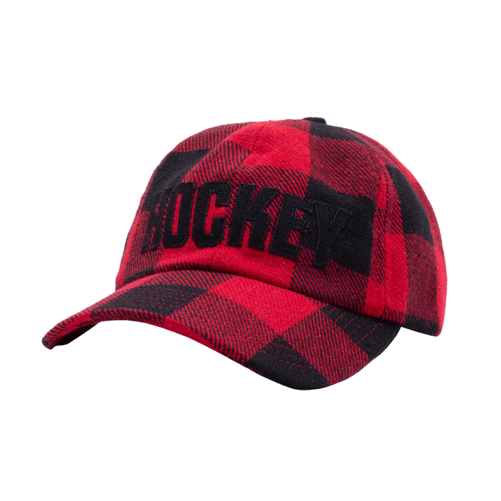 Hockey Plaid Hat - Red