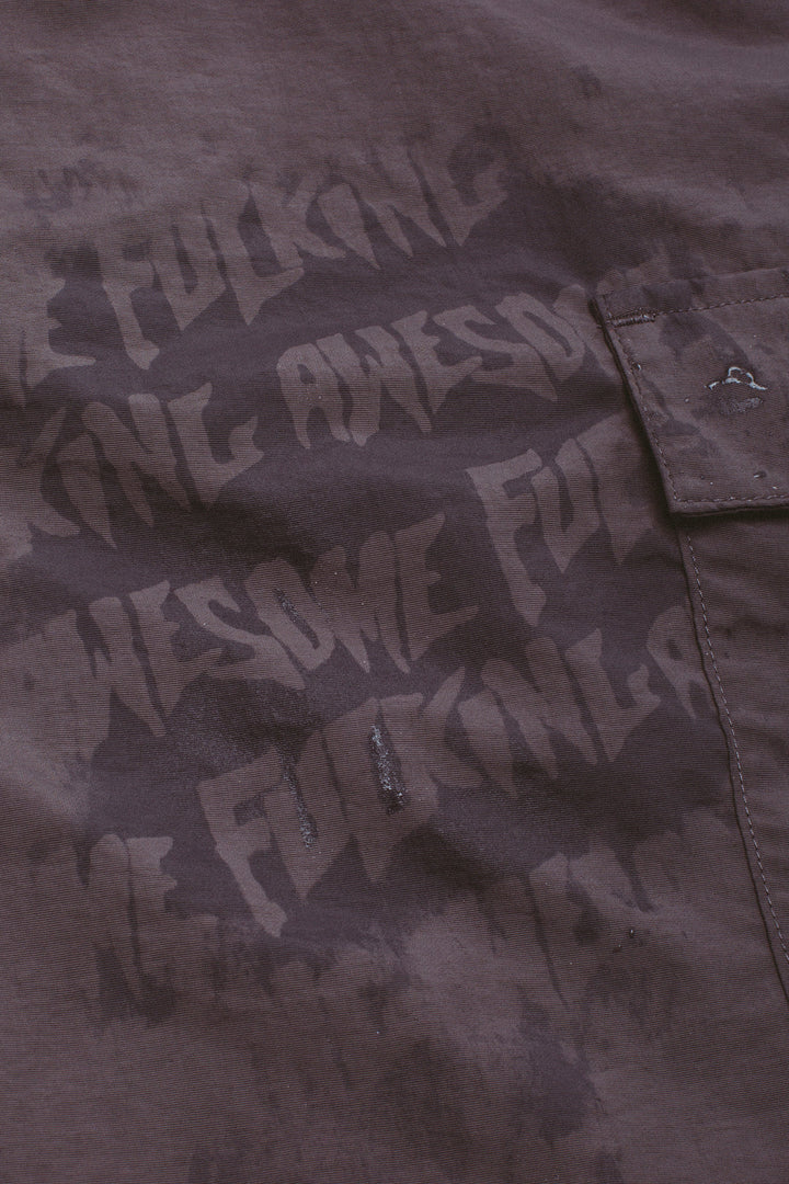 FA Hydrochromic Cargo Water Short - Dark Grey
