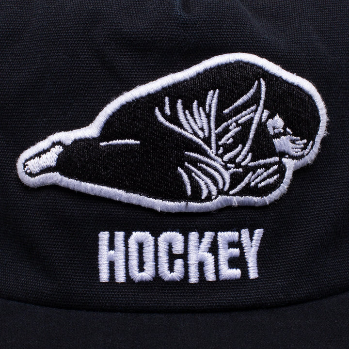 Hockey Broken Hat - Black