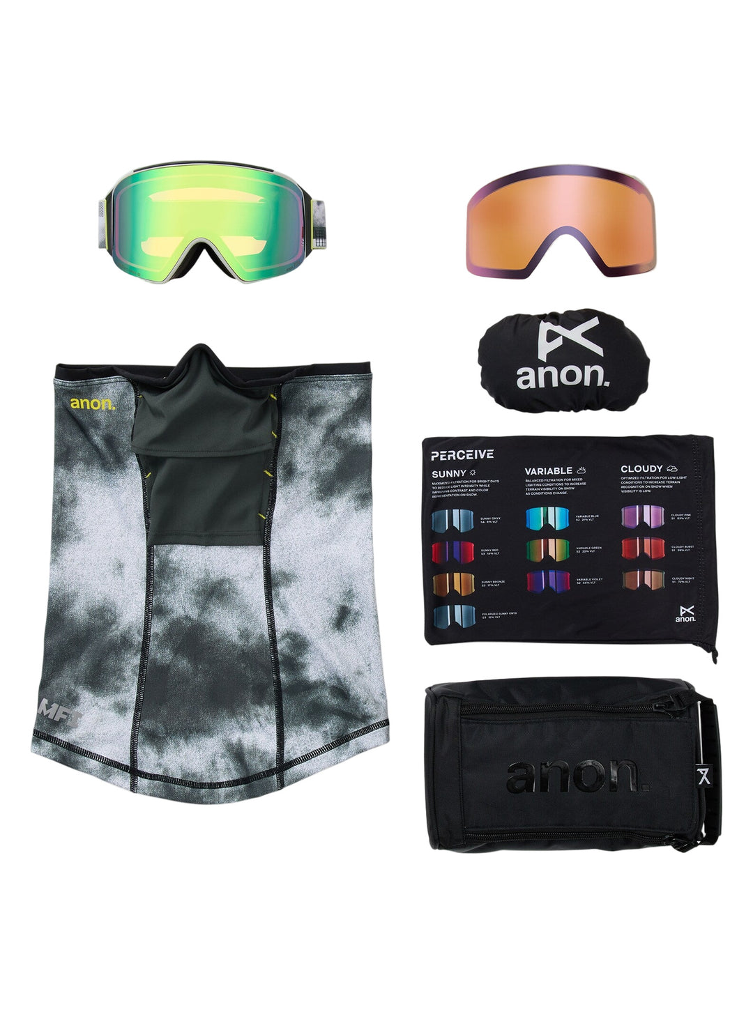 2026 Anon M4 Goggles - Cylindrical Tilt Shift / Prcv Vrb